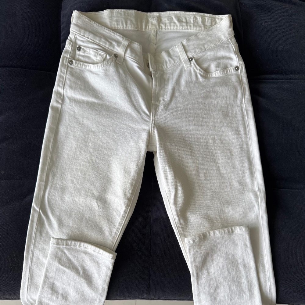 White 7 for All Mankind Jeans